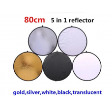 Отражатель Commlite CM-FR80 золото/серебро, диаметр 80cm 5 в 1                                                                                                                                                                                            