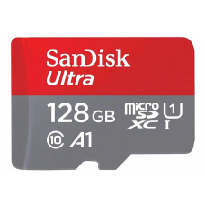 Карта памяти Micro SDXC-128GB SANDISK ultra 140MB/s 533X [SDSQUAB-128G-GN6MA ]