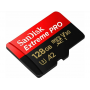 Карта памяти SanDisk Extreme Pro microSDXC 128GB UHS-I U3 V30, A2, R/W 200/90 МБ/с с адаптером