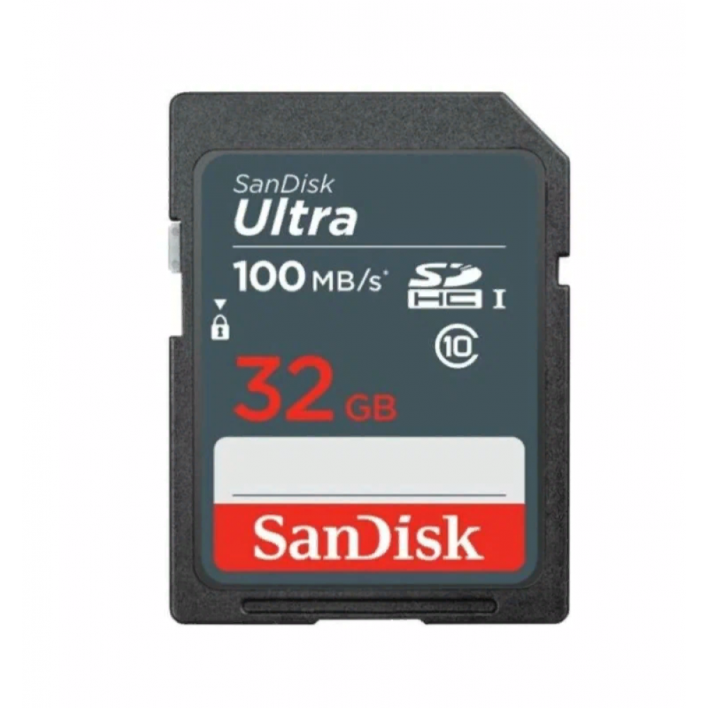 Карта памяти SanDisk SDHC 32Gb (SDSDUNR-032G-GN3IN)                                                                                                                                                                                                       