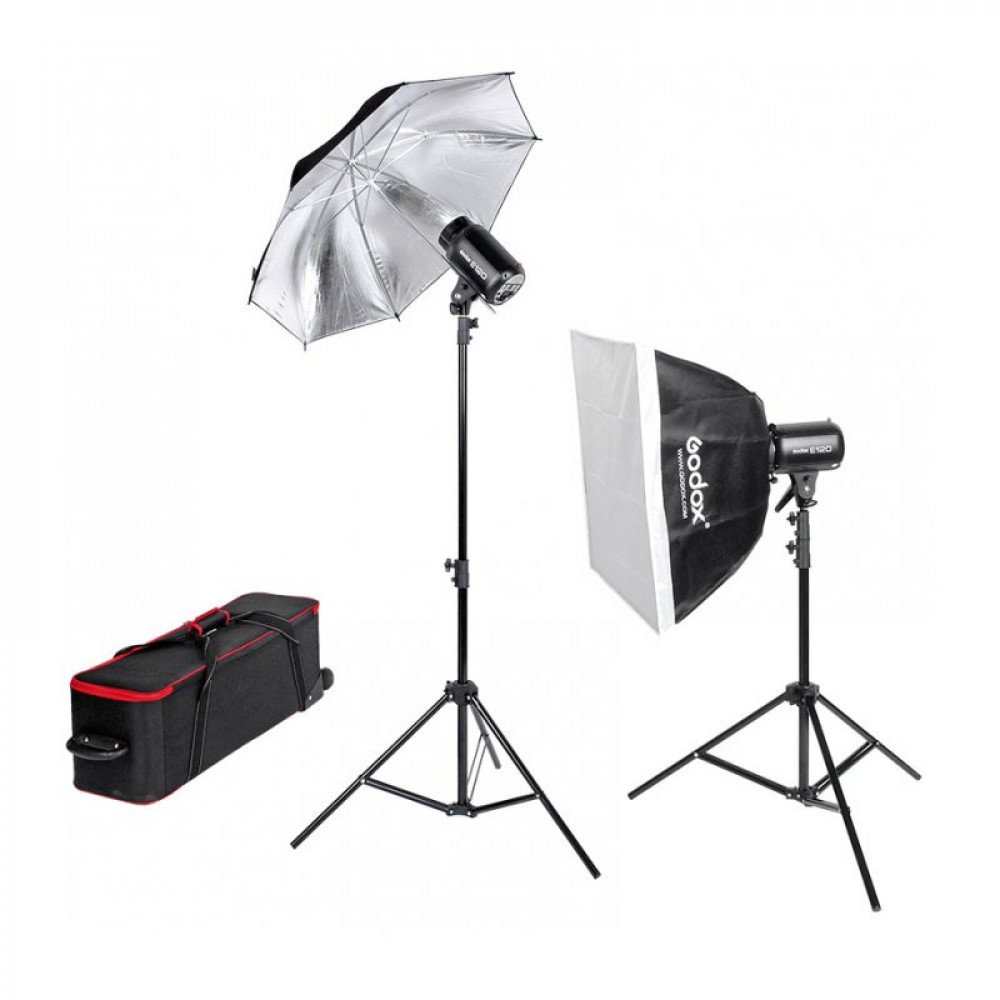 Комплект студийного света Godox E120-F, 2х120 Дж                                                                                                                                                                                                          