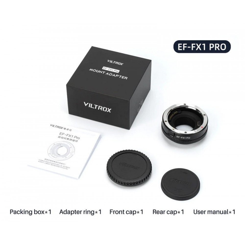 Адаптер для крепления объектива VILTROX EF-FX1 Pro 