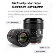 Объектив VILTROX AF 27mm F1.2 Z Pro 