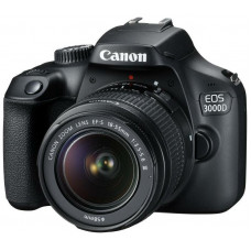 Фотоаппарат Canon EOS 3000D Kit EF-S 18-55mm f/3.5-5.6 III, черный                                                                                                                                                                                        