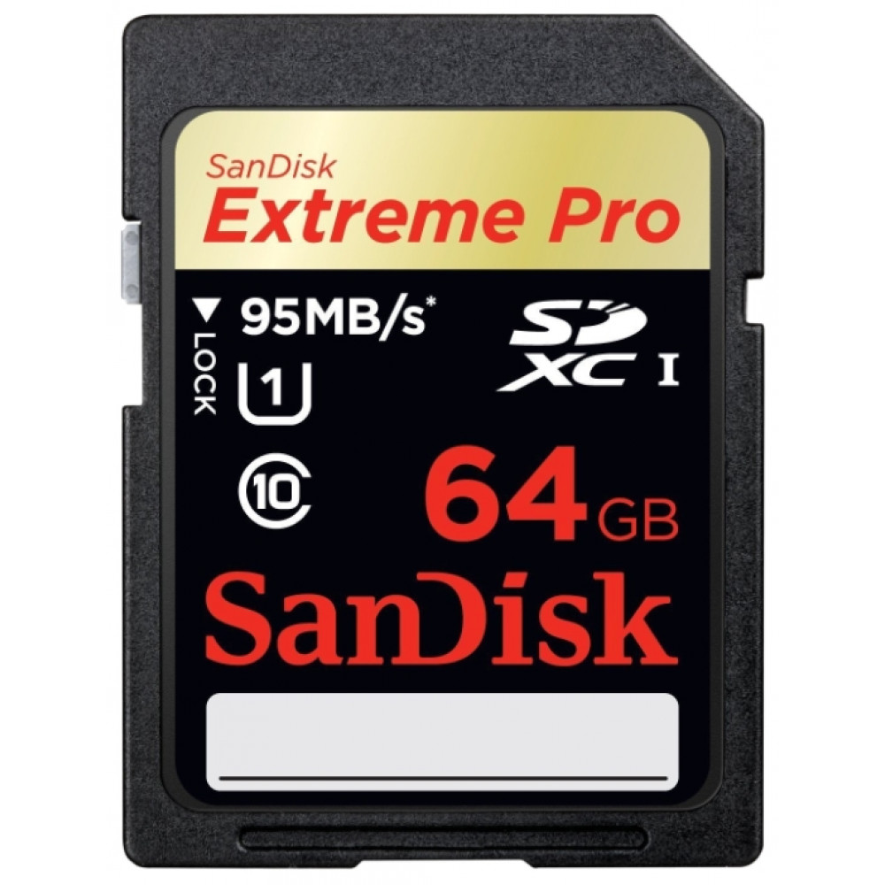 SanDisk SDXC-64GB Extreme Pro 95MB/s-633X                                                                                                                                                                                                                 