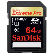 SanDisk SDXC-64GB Extreme Pro 95MB/s-633X                                                                                                                                                                                                                 