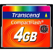 Transcend CompactFlash 4GB 133X                                                                                                                                                                                                                           