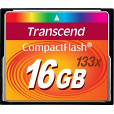 Transcend CompactFlash 16GB 133X                                                                                                                                                                                                                          
