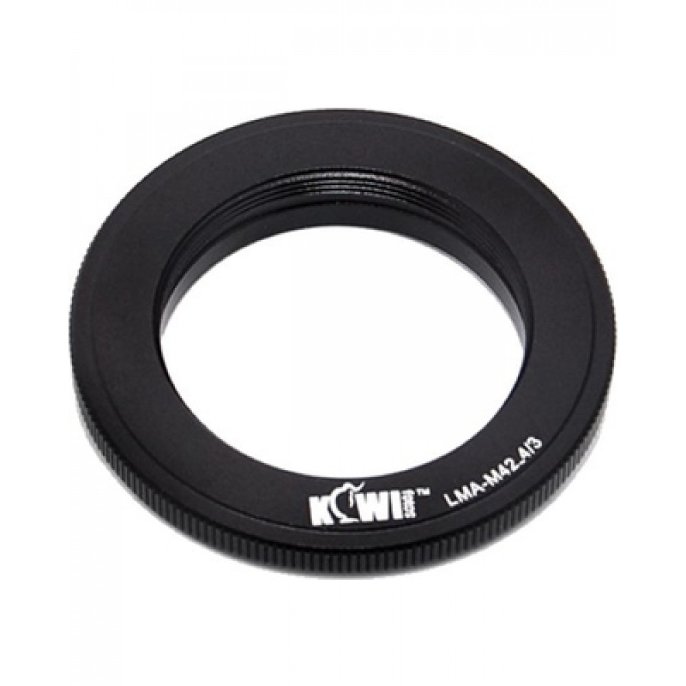 Переходное кольцо Kiwifotos LMA-M42_4/3 для M42 lens to Four thirds System                                                                                                                                                                                