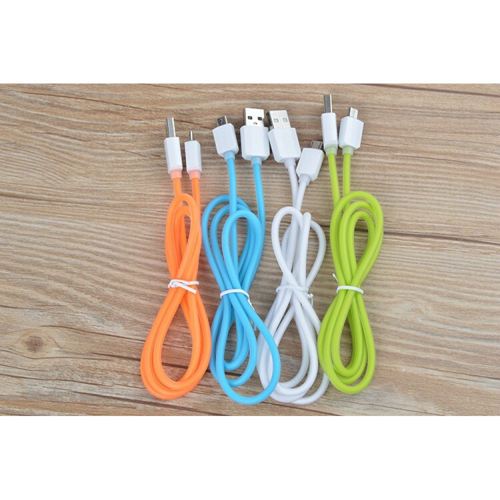 Кабель Силиконовый Micro USB Cable для samsung Blue                                                                                                                                                                                                       