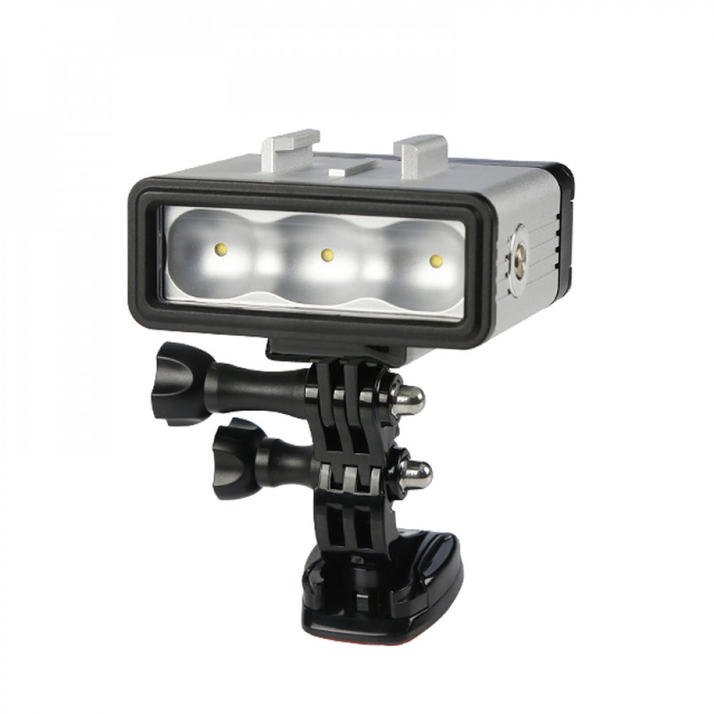Светодиодный фонарь для дайвинга POV Light LED-002 с креплением для экшн камер Экшн-камера                                                                                                                                                                