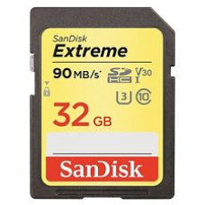 SanDisk Extreme SDHC 32Gb Class 10 UHS-I U3 V30 (90MB/s600x)                                                                                                                                                                                              