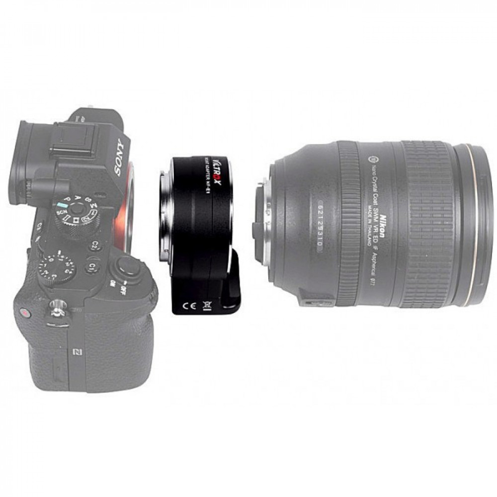 Переходное кольцо Viltrox NF-E1 AF для Nikon серии F-Mount для камер Sony                                                                                                                                                                                 