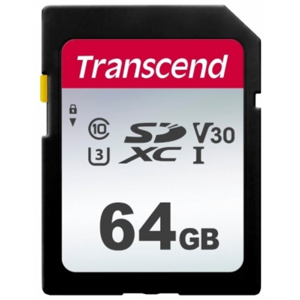 Карта памяти 64Gb Transcend 300S SDXC UHS-I U3 V30 (95/45 MB/s)                                                                                                                                                                                           