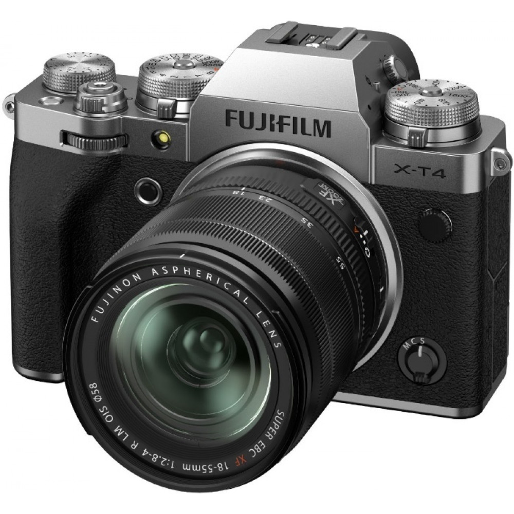 Цифровая фотокамера Fujifilm X-T4 Kit XF 18-55 MM F2.8-4 R LM OIS SILVER                                                                                                                                                                                  