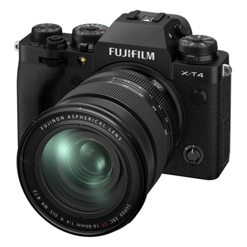 Цифровая фотокамера Fujifilm X-T4 Kit XF 16-80mm F4 R OIS WR Black                                                                                                                                                                                        