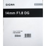 Объектив Sigma AF 14mm f/1.8 DG HSM Art Nikon F                                                                                                                                                                                                           