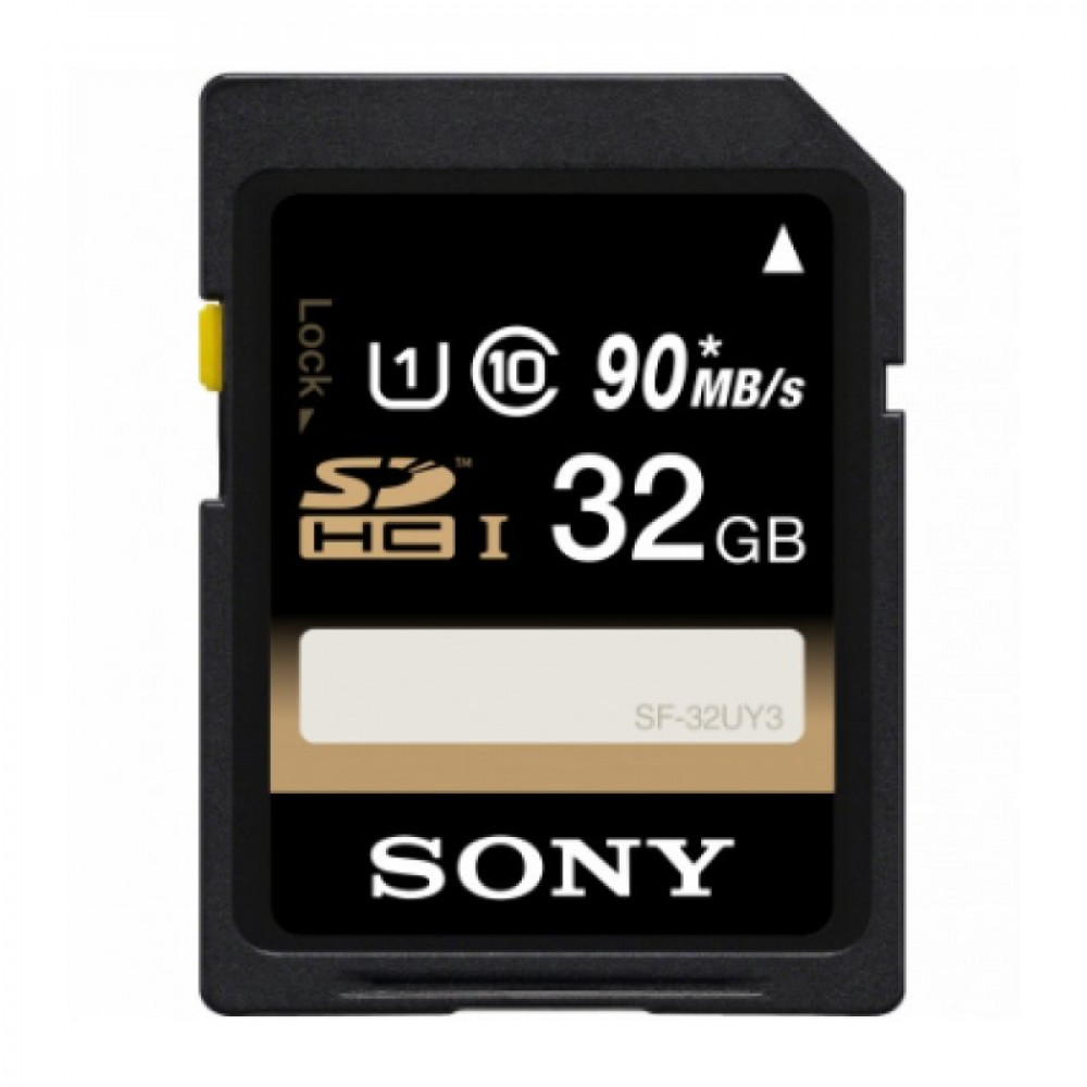 Карта памяти Sony SD 32GB SF-32UY/T2 SDHC Class 10 UHS-I (90Mb/s)                                                                                                                                                                                         
