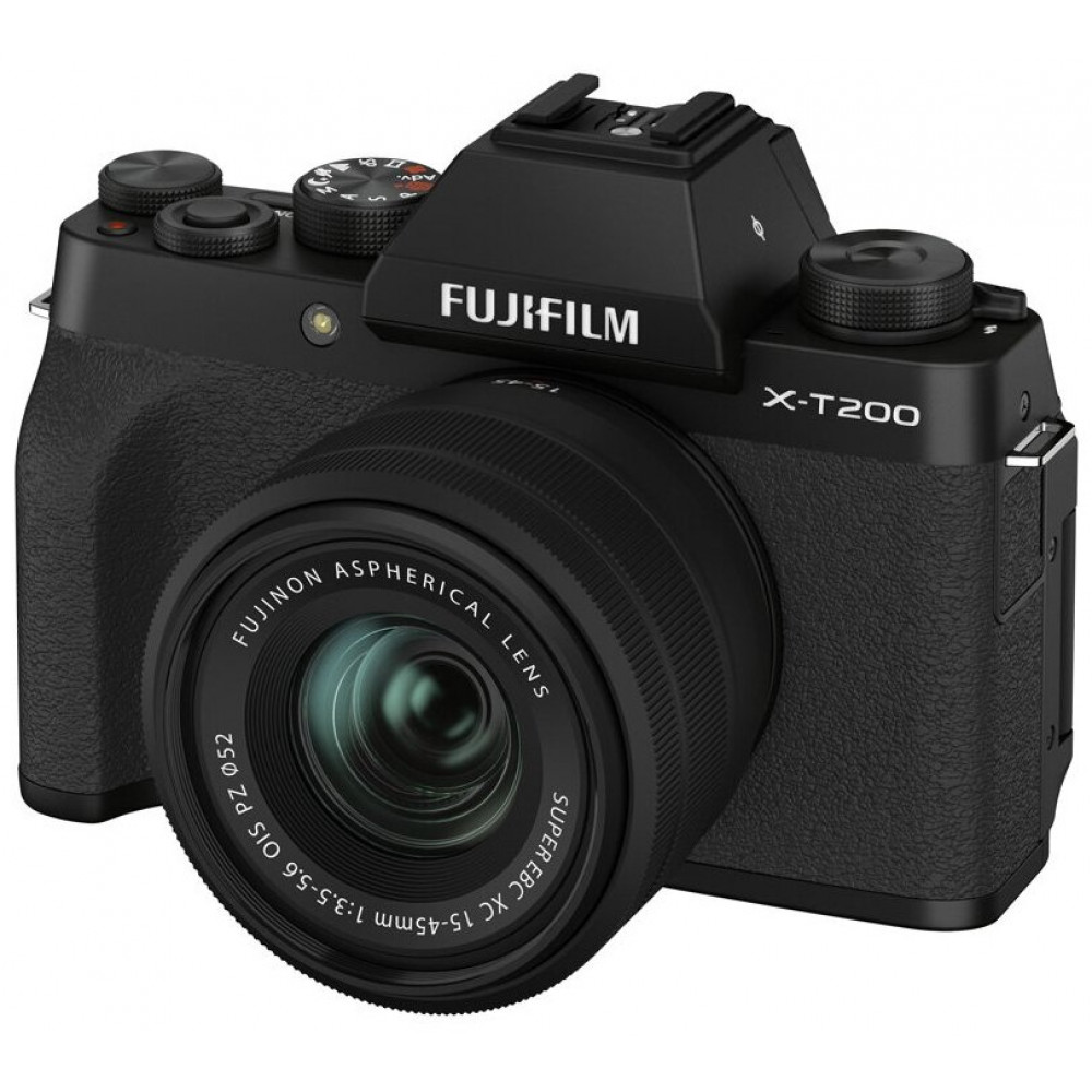 Фотоаппарат Fujifilm X-T200 Kit Fujinon XC 15-45mm 1:3.5-5.6 OIS PZ, black                                                                                                                                                                                