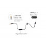 COMICA  CVM-DL-SPX (UC) Lock Plate 3.5mm TRS to USB-C Interface of Smartphone Audio Output Cable                                                                                                                                                          
