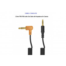 COMICA  CVM-DI-CPX [3.5mm TRS-TRS Audio Out Cable with Impedance for Camera]                                                                                                                                                                              