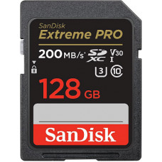 Карта Памяти SanDisk 128GB Extreme Pro 200MB/s U3 V30 UHD 4K                                                                                                                                                                                              