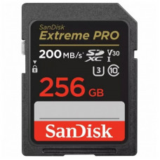Карта памяти SanDisk SDXC Extreme Pro 256GB UHS-I V30 U3 200/140 MB/s                                                                                                                                                                                     