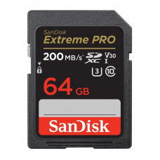 Карта Памяти SanDisk 64GB Extreme Pro 200MB/s U3 V30 UHD 4K                                                                                                                                                                                               