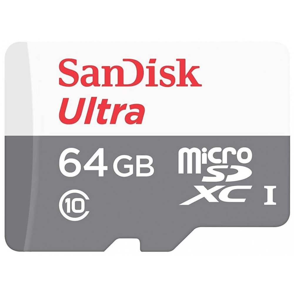 Micro SDXC-64GB SANDISK ultra 100MB/s 533X [ SDSQUNR-064G-GN3MA ]                                                                                                                                                                                         