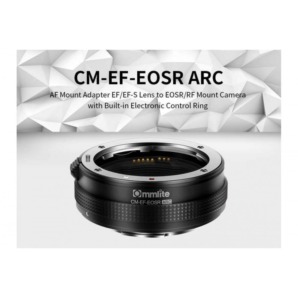 Переходное кольцо Commlite CM-EF-EOSR ARC для Canon EF/EF-S series lens to Canon EOSR/RF Mount cameras                                                                                                                                                    
