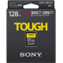 Sony 128GB SF-G series TOUGH specification UHS-II U3 V90 SDHC Digital Memory Card Card - Read 300MB/s Write 299MB/s SF-G128T                                                                                                                              