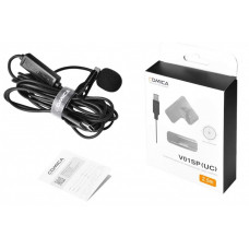 COMICA CVM-V01SP (UC) Type-C Всенаправленный Петличный Микрофон                                                                                                                                                                                           