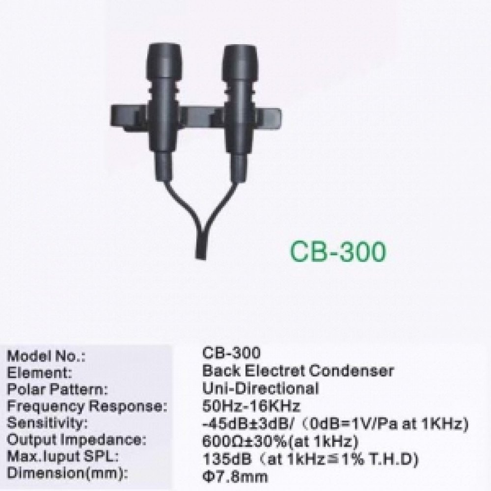 Микрофоны петличные Top CB 300                                                                                                                                                                                                                            