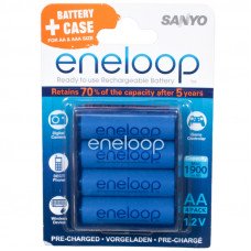 SANYO Eneloop HR-3UTGB-4BP-CASE AA 4шт.1900 mAh                                                                                                                                                                                                           