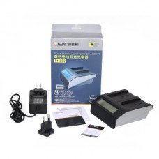 Двойное зарядное устройство DBK PN-302 с ЖК дисплеем F / M /VBG/ D                                                                                                                                                                                        