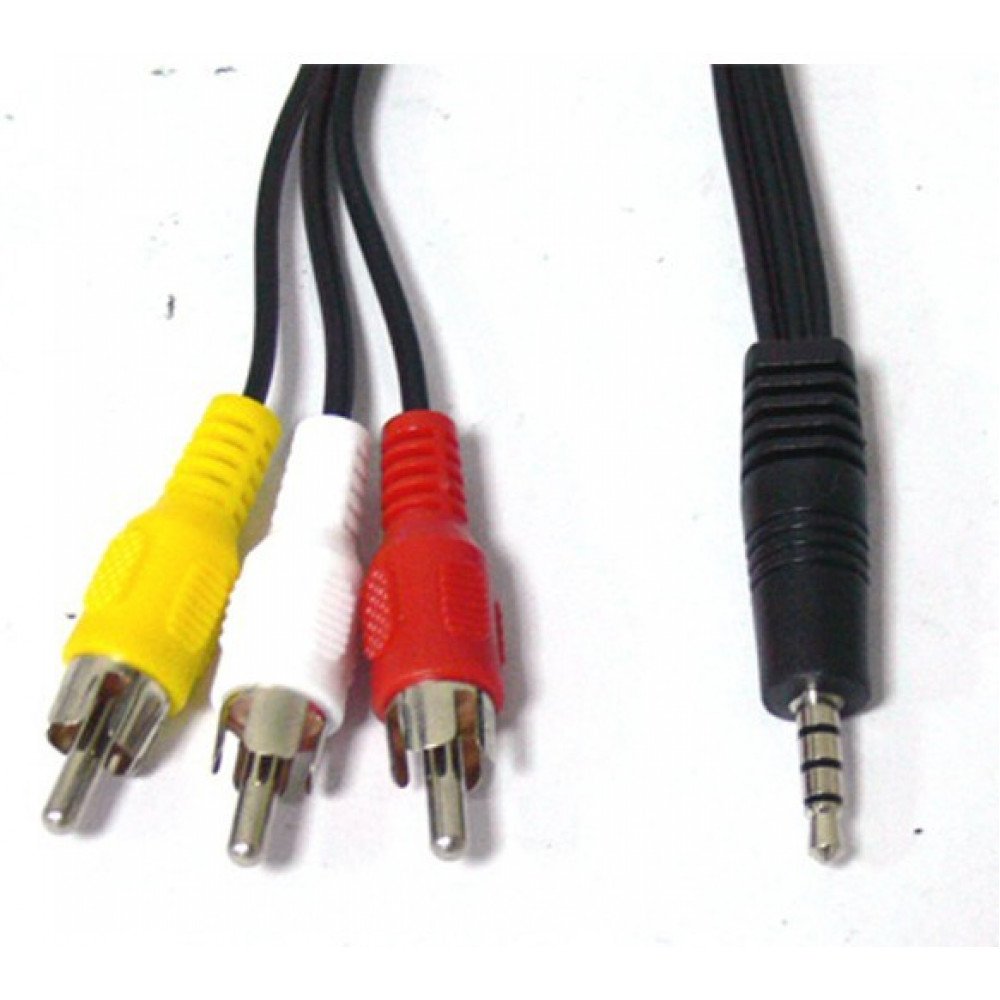 Кабель jack 3,5 to AV 3                                                                                                                                                                                                                                   