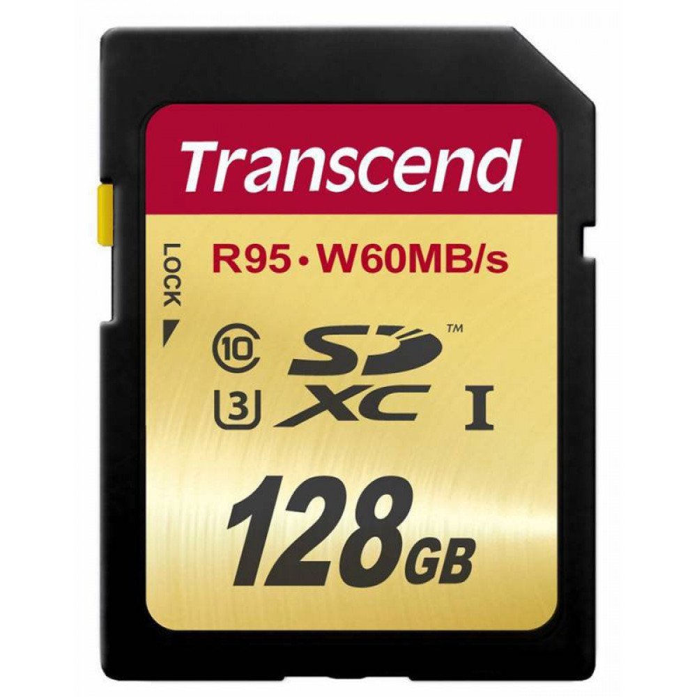 Transcend SDXC 128Gb Class 10 UHS-I U3 (95/60MB/s)633х                                                                                                                                                                                                    