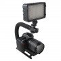 Профессиональный ручной стабилизатор Видео Steadicam для Yelangu S2 Canon Nikon Sony Pentax Digital DSLR камеры видеокамеры DV                                                                                                                            