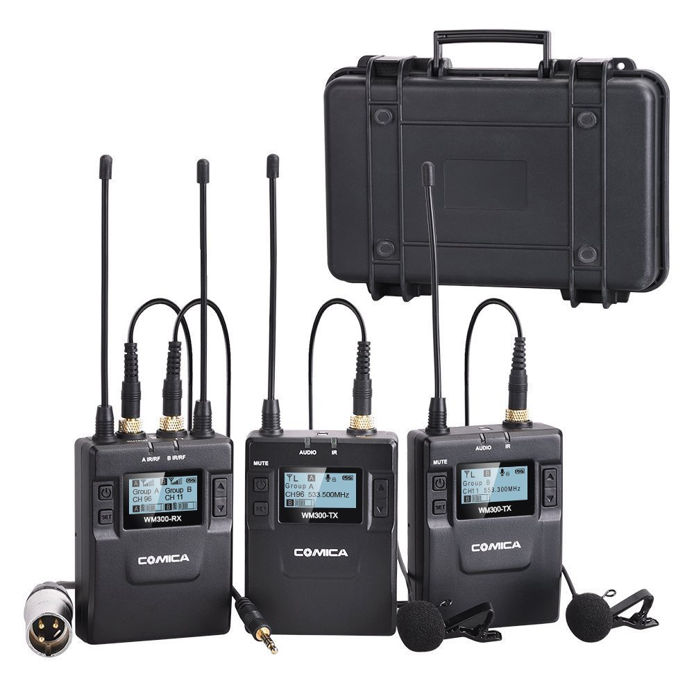 Микрофон COMICA CVM WM300A (2TX+RX) UHF                                                                                                                                                                                                                   