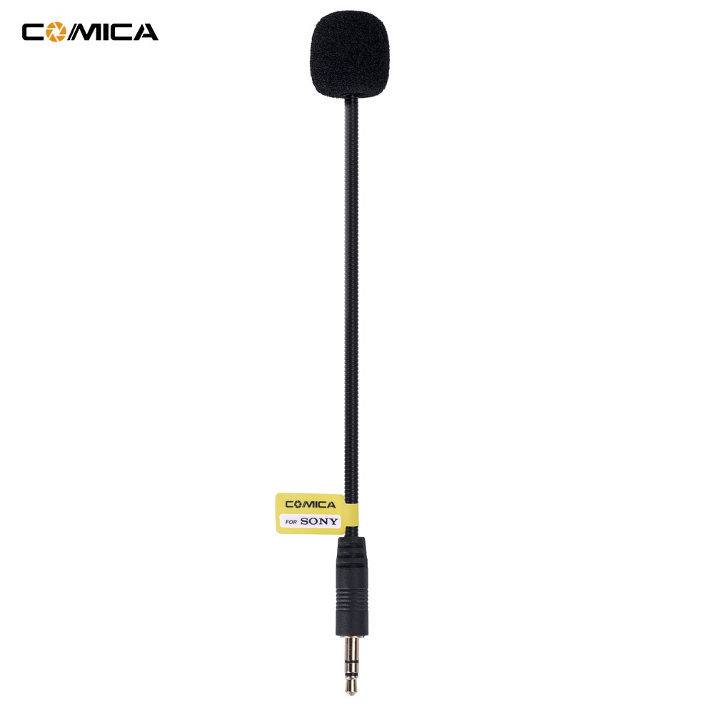 Микрофон 3,5мм гибкий кардиоида для sony Беспроводной микрофоны Comica CVM-GM-C2                                                                                                                                                                          