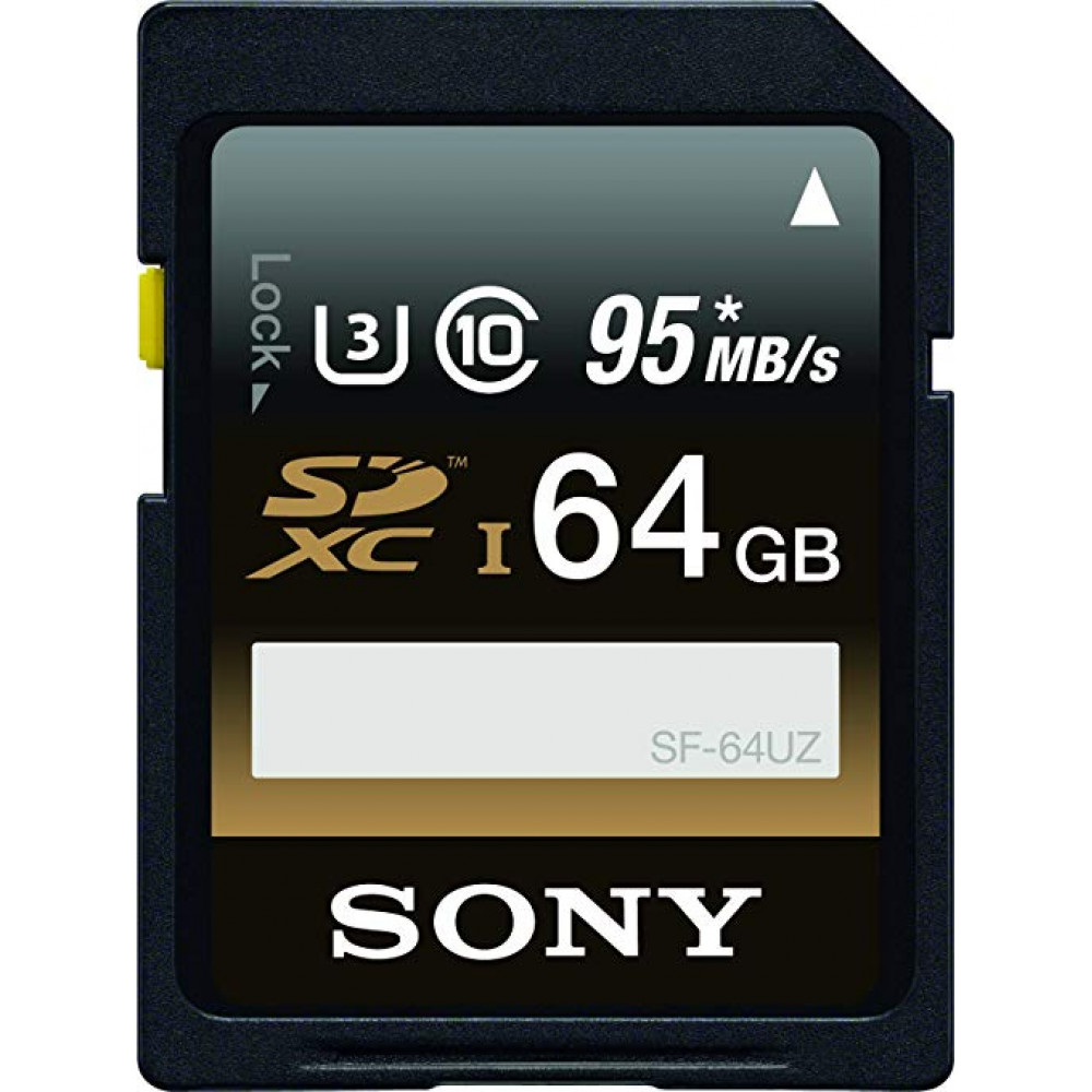 Карты памяти Sony SDXC-64GB 95MB/s UHS-I U3 4K UHD                                                                                                                                                                                                        