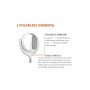Кольцевой светодиодный осветитель Desktop Ring Light Kit F-539A                                                                                                                                                                                           
