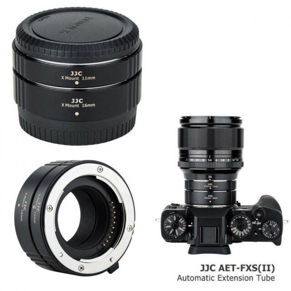 Кольца удлинительные JJC AET-FXS(II) для камер Fujifilm X Mount                                                                                                                                                                                           