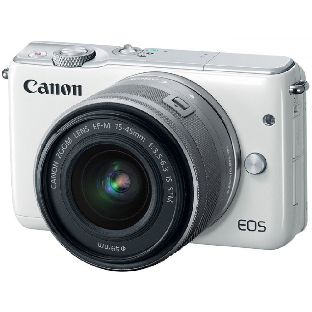Фотоаппарат Canon EOS M10 Kit 15-45mm IS STM белый                                                                                                                                                                                                        