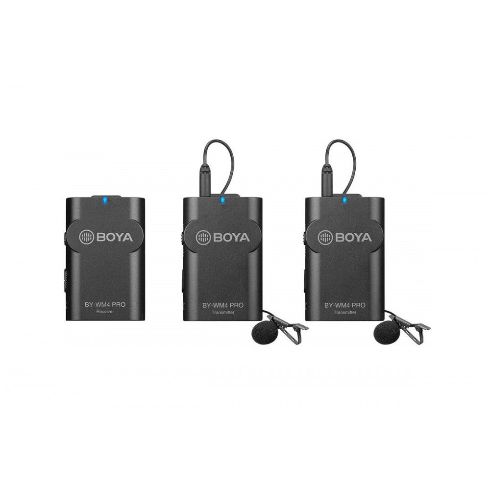 Двухканальная беспроводная радиосистема Boya BY-WM4 PRO-K2                                                                                                                                                                                                
