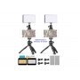 Professional Mini Portable LED Light M-180AI (3200К-5600К) 8 Вт,3.85 В, 4200 мАч                                                                                                                                                                          