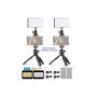 Professional Mini Portable LED Light M-200AI (3200К-5600К) 10 Вт,3.85 В, 4200 мАч                                                                                                                                                                         