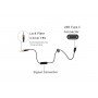 COMICA  CVM-DL-SPX (UC) Lock Plate 3.5mm TRS to USB-C Interface of Smartphone Audio Output Cable                                                                                                                                                          