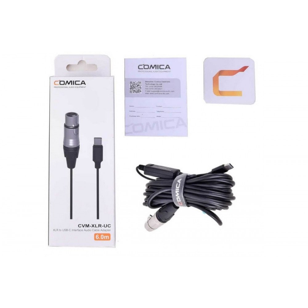 COMICA  CVM-XLR-UC [XLR to USB-C Interface Audio Cable Adapter]                                                                                                                                                                                           
