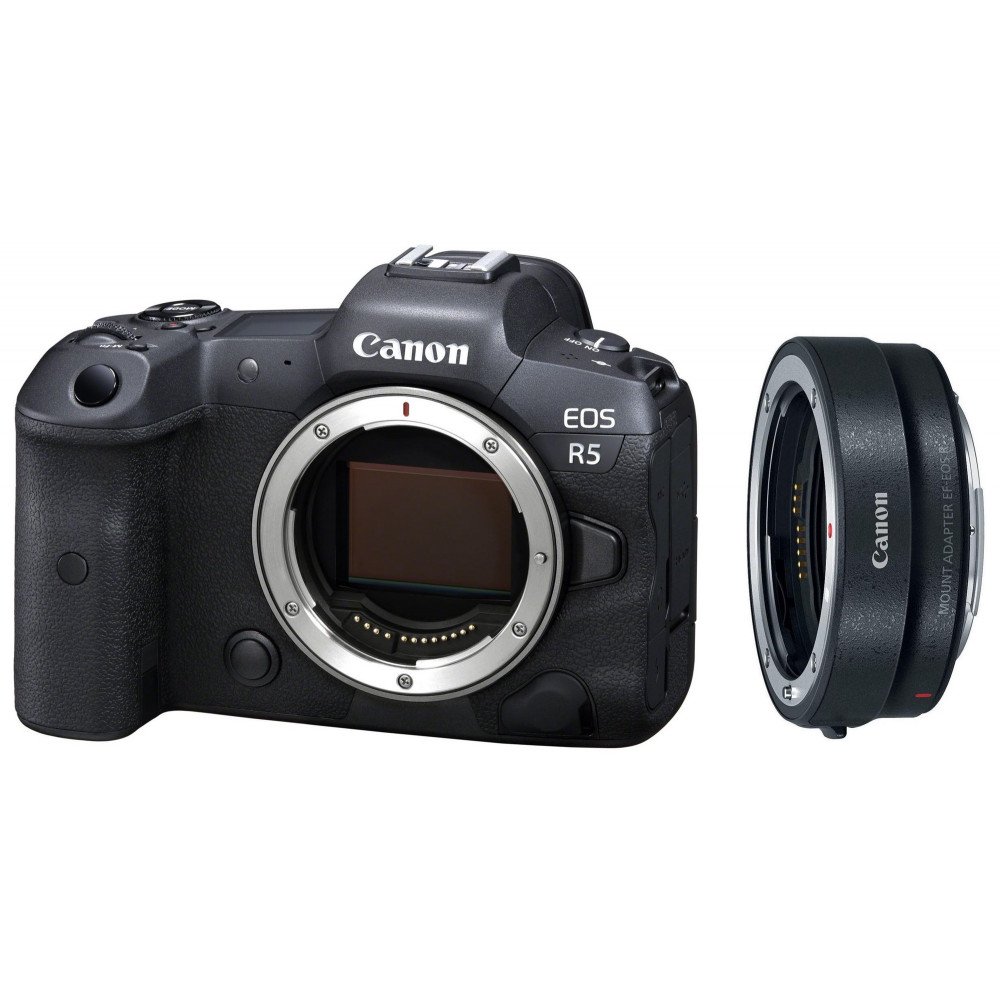 Фотоаппарат Canon EOS R5 + Canon Mount Adapter EF-Eos R                                                                                                                                                                                                   